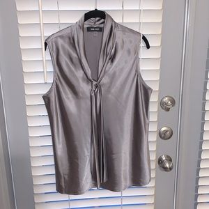 Nine West NWOT metallic suit blouse
